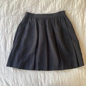 Steven Alan Skirt - Navy Blue - Linen blend - Size 0